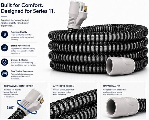 Improved Climate Line Air Tube for Air Sense 11 Series | 6ft Slim Hose, Rainout-Free in Kuwait