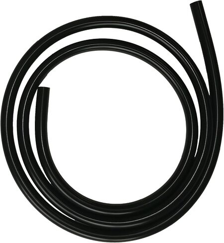 Silicone Tubing 3/8" ID x 1/2" OD-3ft, Food Grade Silicon Tube Flexible High Temp Pure Silicone Hoses for Home Brewing,Wine making,Black in Kuwait