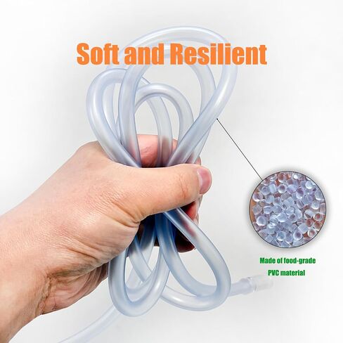 PVC Hose, Collector Tubing,1/4"ID X 3/8"OD, with a Elbow Connector in Kuwait