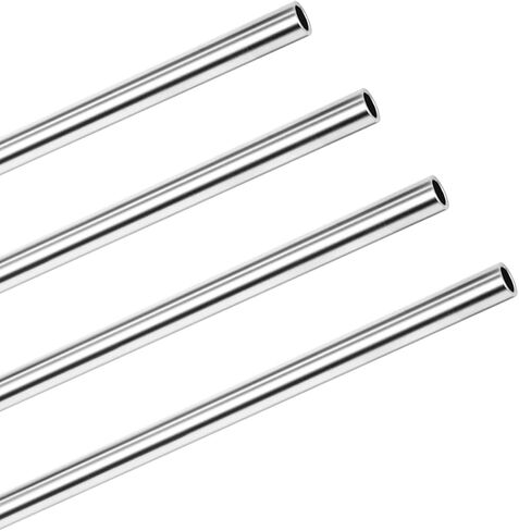 1/2" OD 316 Stainless Steel Tube 12 inch Length Round Straight Steel Pipe Metal Tubing Industrial Metal Tube (4 Pcs) in Kuwait