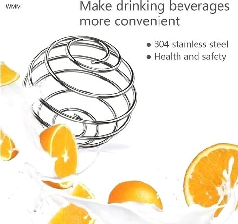 2.1-Inch Large Size Shaker 4 Pcs Balls for Cocktail glass and Protein Shakes,Milkshake and Salad Dressing,304 Stainless Steel Shaker Ball in Kuwait