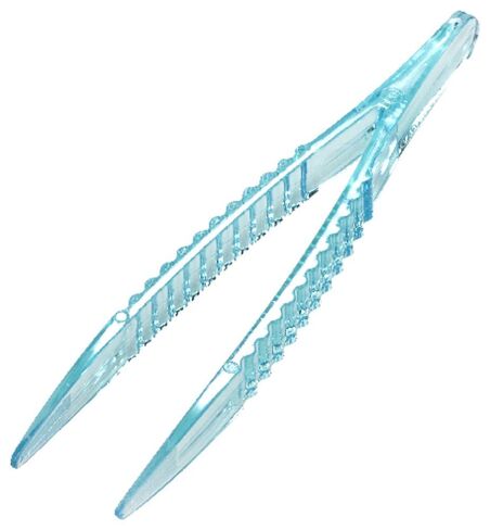 Caplugs Evergreen 222-1121-B1I F Series، ملقط معقم ذاتي النابض 100 عبوة، بوليسترين أزرق شفاف، 105 مم، قابلة لإعادة الاستخدام، للاستعمال مرة واحدة، للاستخدام المختبري، معبأة بشكل فردي (2221121B1IE1) in Kuwait