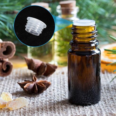 PATIKIL Salt and Pepper Shaker Stoppers 20mm/0.79", 10Pcs Plastic Salt Shaker Plug Replacement with Pull Ring Reusable Clear Round End Cap for Pots Bottles Pipes in Kuwait