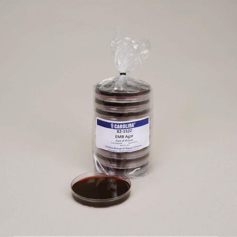 Eosin Methylene Blue Agar, Prepared Media Plates, 100 x 15 mm, Pack of 10 in Kuwait
