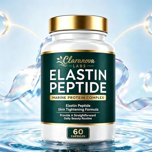 Elastin Peptides, Elastin Peptide Skin Tightening Formula, Marine Protein Complex, Daily Nutritional Support For Skin (1 Set, One) in Kuwait