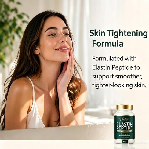 Elastin Peptides, Elastin Peptide Skin Tightening Formula, Marine Protein Complex, Daily Nutritional Support For Skin (1 Set, One) in Kuwait