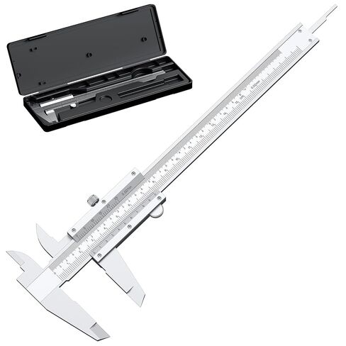 HDLNKAK Vernier Caliper 6 Inch, 6" Non Digital Caliper, 0-6Inch/0-150mm, 1/128 inch/0.05mm High Precision Caliper, Measuring Caliper Tool in Kuwait