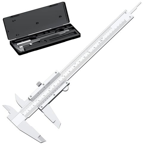 HDLNKAK Vernier Caliper 6 Inch, 6" Non Digital Caliper, 0-6Inch/0-150mm, 1/128 inch/0.05mm High Precision Caliper, Measuring Caliper Tool in Kuwait
