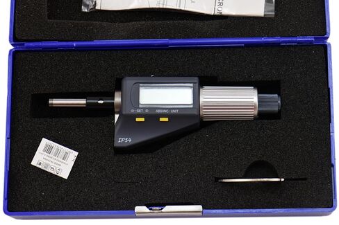 SHARS 0-1" Electronic Micrometer Head IP54 (Coolant, Water, and Oil Resistant), LCD Display, in/Metric New 303-2638 !] in Kuwait