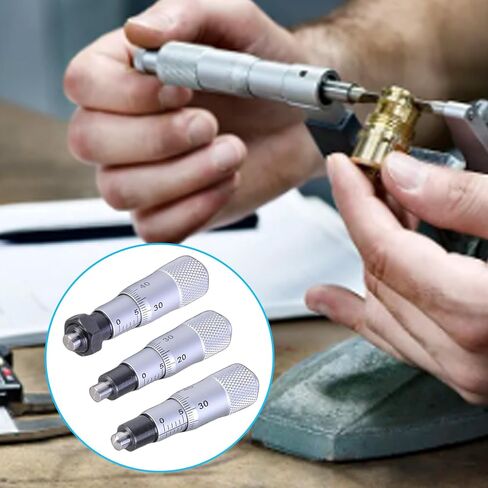 أداة قياس رأس ميكرومتر دقيقة 0-6.5 أداة الهندسة الميكانيكية لرأس ميكرومتر من الفولاذ الكربوني in Kuwait
