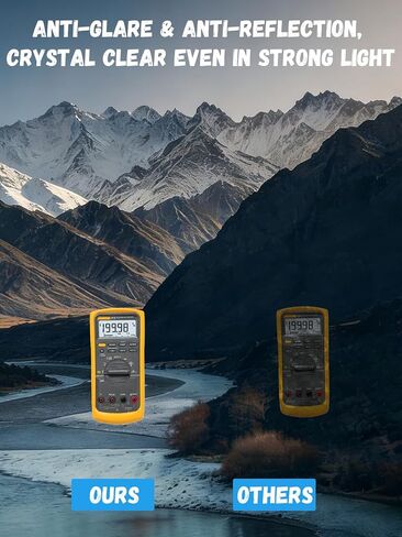 [عبوة من قطعتين] لواقي شاشة فلوك 87-V/C متعدد المتر هيدروجيل. شفاء ذاتي مضاد للخدش، خالٍ من الفقاعات، سهل التركيب. in Kuwait