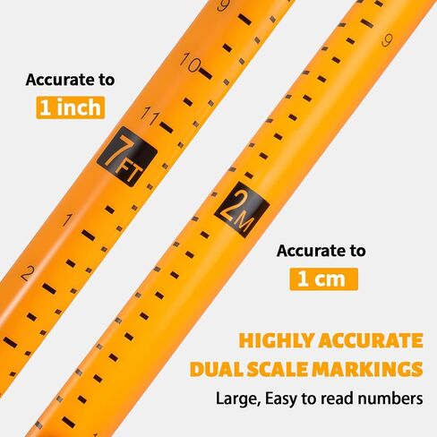 CXRCY 20FT Height Stick for Trucks, Load Height Measuring Stick with Adjustable Pole, Non-Conductive Fiberglass Height Stick with Carrying Bag, Accurately for Car Haulers, Trucks in Kuwait