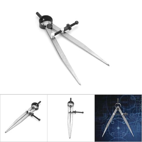 6 Inch Spring Divider Caliper with Quenched Legs – Precision Measuring Tool for Woodworking and Metalworking, Carbon Steel Construction in Kuwait
