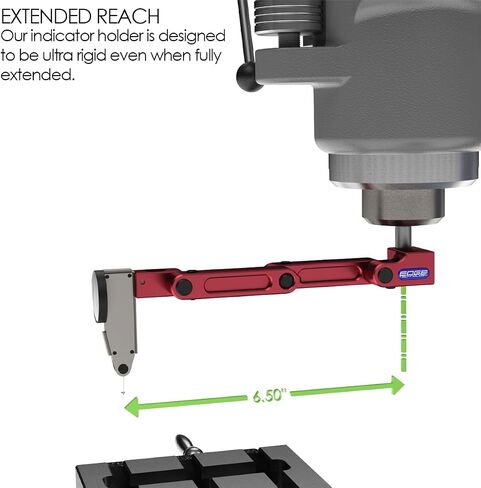 44-000 – Indicator Holder 3/8" Shank Mount, Proprietary Friction Technology for Smooth Consistent Resistance, Dovetail Indicator Mount in Kuwait