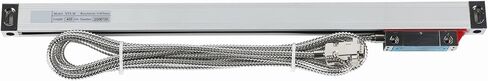 Linear Encoder, High Precision 0.005Mm Slim Linear Scale TTL 50 100 150 200 250 300 350 400Mm 20X28Mm Small Linear Encoder Grating Ruler Sensor, Lathe Mill Digital Rea,300mm Travel-1 in Kuwait