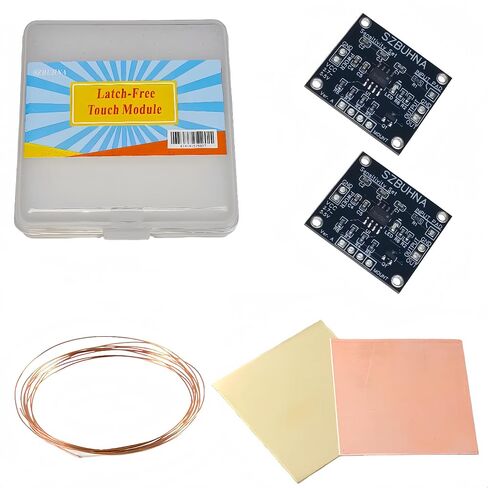 Capacitive Touch Sensor Module – 1.2in Penetration Through Wood/Plastic/Glass/Stone,Proximity Sensor, Air & Metal Touch Button Switch for Arduino ESP32 Raspberry Pi DIY Electronics 3.3V 5V in Kuwait