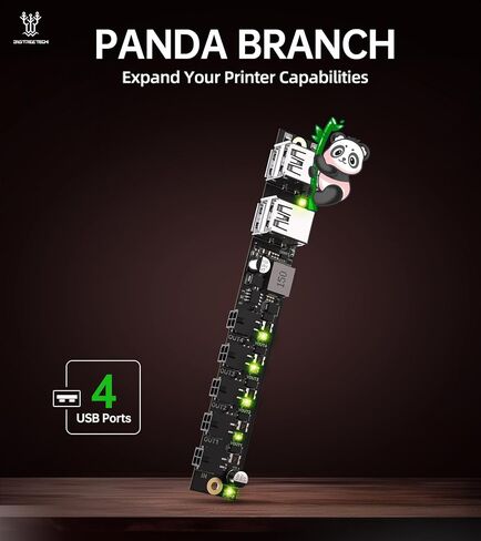 BIGTREETECH Panda Branch Power Expansion Board for Bambu-Lab P1S/P1P/X1C/X1E/A1/A1 Mini 3D Printers, Powering Panda Touch/Panda Knomi/USB Fans/USB Light Strips/AMS/AMS Lite in Kuwait