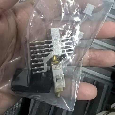 for ELEGOO Centauri Carbon Hotend Kit (3pcs), Pre-Installed 0.2mm/0.4mm/0.6mm Brass Hardened Steel Nozzle, Extruder kit Has Pre-Installed Heat Sink,with 3PK Silicone Socks and 3PK Nozzle Wipes in Kuwait