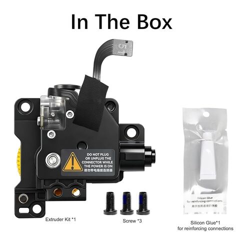 Original Bamboo Lab P1P P1S Extruder Replacement Unit with Stainless Steel Driving Gear & Built-in Filament Break Detection Sensor – Quiet Reliable Extrusion for P1 Series 3D Printers in Kuwait