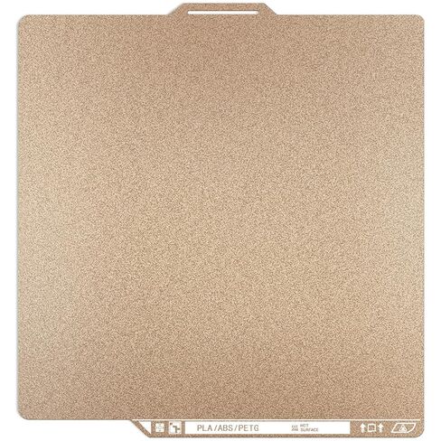 Bamboo Textured PEI Plate with QR Code for X2D/P2S X1/X1C/P1P/A1/P1S Build Plate 256x256MM Excellent First-Layer Adhesion&Improved Durability for PLA, TPU, PETG,ABS and Nylon,ect. for Bambu lab Plate in Kuwait