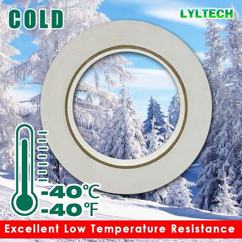 LYLTECH Freezer Tape 3 Rolls (164 Yards Total) - 3" Core,Residue-Free Food Storage Container Labels, Low Temp Writable Masking Tape for Meal Prep and Meat Wrapping, Each Roll 0.79" x 54.7 Yds in Kuwait