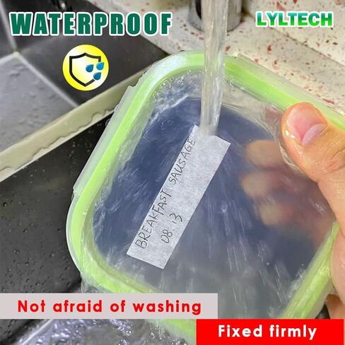LYLTECH Freezer Tape 3 Rolls (164 Yards Total) - 3" Core,Residue-Free Food Storage Container Labels, Low Temp Writable Masking Tape for Meal Prep and Meat Wrapping, Each Roll 0.79" x 54.7 Yds in Kuwait