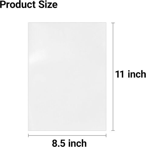 100 Pcs Heavy Duty Freezer Paper for Quilting 8.5 x 11 Inch Quilter Freezer Paper Sheets for DIY Projects Handmade Tailor Applique & Sewing Projects in Kuwait