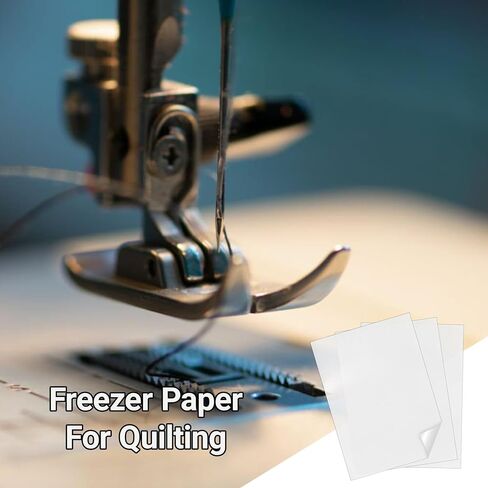 100 Pcs Heavy Duty Freezer Paper for Quilting 8.5 x 11 Inch Quilter Freezer Paper Sheets for DIY Projects Handmade Tailor Applique & Sewing Projects in Kuwait