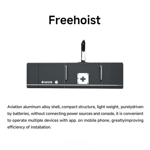 Mode FreeHoist 1 Ton Electric Chain Hoist & Battery Powered Hoist, 2200lbs Cordless Electric Hoist Winch, 110V Stage Chain Hoist, WiFi APP Multi-Control for Stage, Theater & Event Production in Kuwait