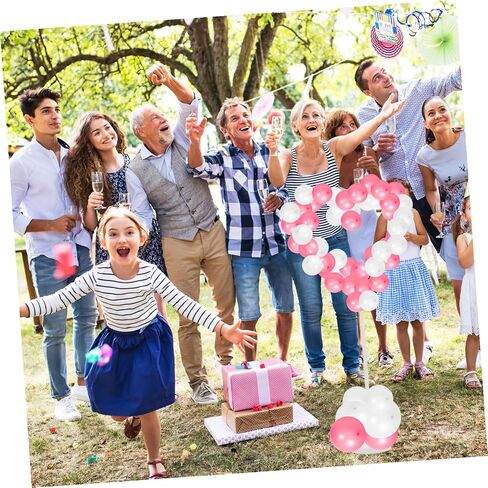 ABOOFAN Balloon Column Stand Kit with Reusable Acrylic Balloon Holder and Connectors for Party Wedding Christmas Decorations 61.02X27.16X7.87In in Kuwait