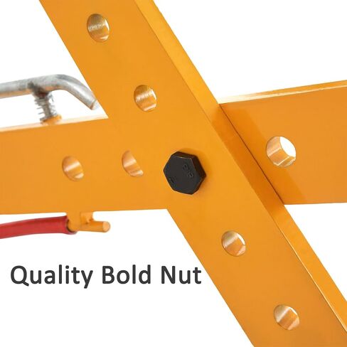 2646 lbs Granite Slab Lifting Clamp with Adjustable Wide Jaw : 17-43 in, Granite Carrying Scissor Clamp for Marble & Concrete Blocks Slate Sheets Curb Stones, Plate Lifting Tool (2646 lbs & 17-43 in) in Kuwait