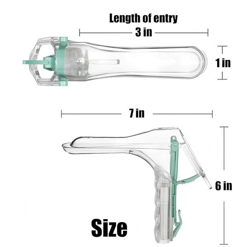 Illuminated Mirror Transparent Mirror Visible Tool Medium Adjustable clamp Tool Holder Expander Speculum，Lighted Speculum Transparent Specula for Cervix IUD Self Removal Tool Medium in Kuwait