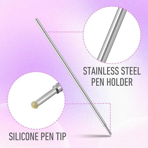 Telooco 20pcs Tattoo Pen Tattoo Stencil Pen Outline Supply Comes with a Pen Shell (Purple) in Kuwait