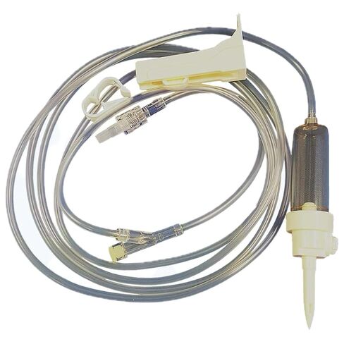 Exel 29081 IV Set Vented & Non-Vented 15 Drops per mL Luer Slip 78 Tubing with Y Injection Site in Kuwait