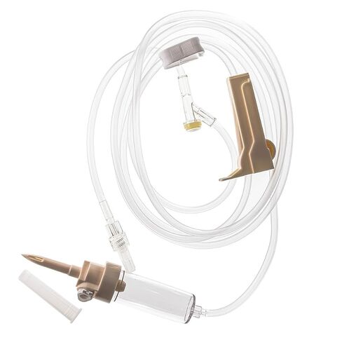 Exel 29081 IV Set Vented & Non-Vented 15 Drops per mL Luer Slip 78 Tubing with Y Injection Site in Kuwait