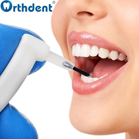 Dental Disposable Brush Tips with Handles (Small（200Pcs Brushes + 4 Handles）) in Kuwait