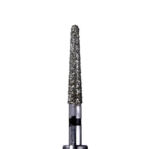 Mydent 856L-018SC Defend FG Friction Grip Long Round End Taper Super Coarse Grit Diamond Burs 10/Pk in Kuwait