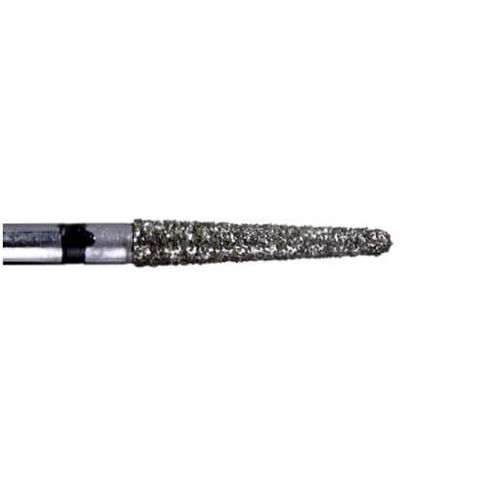 Mydent 856L-018SC Defend FG Friction Grip Long Round End Taper Super Coarse Grit Diamond Burs 10/Pk in Kuwait