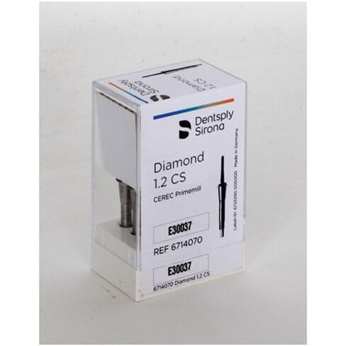 Dentsply 6714070 CEREC Primemill أزيز طحن الماس 1.2 CS 1.2 مم 6/عبوة in Kuwait