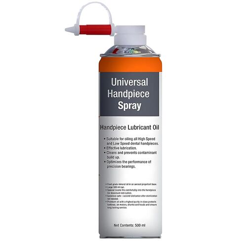Lubricant Oil Spray for Dental Handpieces Motors – High & Low-Speed Air Motor Cleaner and Lubrication 500ml for Lab & Clinic Use in Kuwait