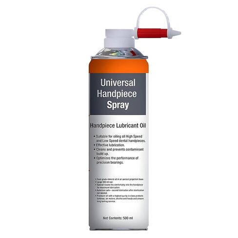 Lubricant Oil Spray for Dental Handpieces Motors – High & Low-Speed Air Motor Cleaner and Lubrication 500ml for Lab & Clinic Use in Kuwait