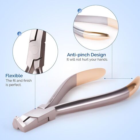 JMU Distal End Cutter Pliers, Autoclavable Braces Wire Cutter with Tungsten Carbide Inserts, for Orthodontic Wire in Kuwait