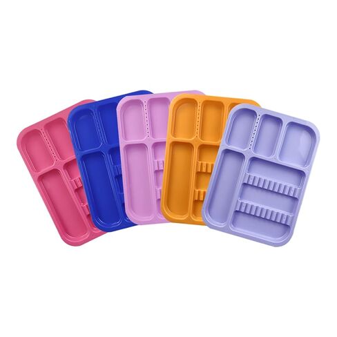 Dental Instrument Divided Tray, YOUYA DENTAL 5PCS Autoclavable Divided Instrument Tray Dental Dentist Plastic Instrument Tray Divided Separate Tray, Size B for Medical Tattoo and Beauty Salon in Saudi Arabia