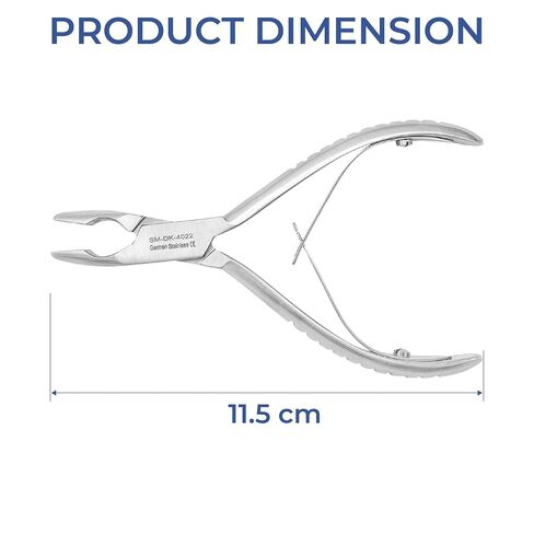 Stellmacher Blumenthal Bone Rongeur (مجموعة من 3) - أدوات طب الأسنان الجراحية - الفولاذ المقاوم للصدأ الفاخر - أداة قابلة للتعقيم ومقاومة للصدأ (4.5 بوصة - 30 درجة) in Kuwait