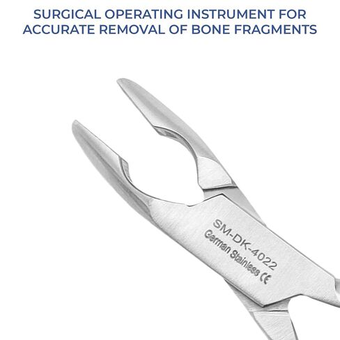 Stellmacher Blumenthal Bone Rongeur (مجموعة من 3) - أدوات طب الأسنان الجراحية - الفولاذ المقاوم للصدأ الفاخر - أداة قابلة للتعقيم ومقاومة للصدأ (4.5 بوصة - 30 درجة) in Kuwait