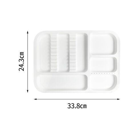 Dental Instrument Divided Tray, YOUYA DENTAL 5PCS Autoclavable Divided Instrument Tray Dental Dentist Plastic Instrument Tray Divided Separate Tray, Size B for Medical Tattoo and Beauty Salon in Saudi Arabia