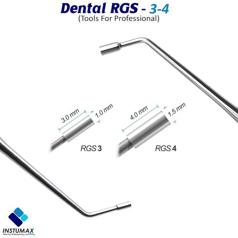 Dental Instrument RGS 3-4 Silicone Pink Handle Depth Dimensions for Restorations in Kuwait