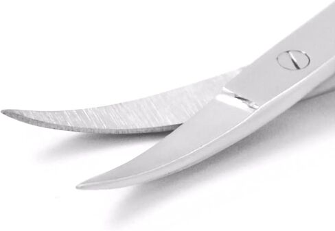 Dental Surgical La Grange Curved Scissors Stainless Steel Precision Suture Soft Tissue Trimming Instrument Reusable Autoclavable in Kuwait