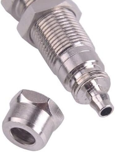 2-Piece Silver Metal Air-Water Quick Connectors for Dental Ultrasonic Scalers, 3.43in, FDA-Registered Medical Grade in Kuwait