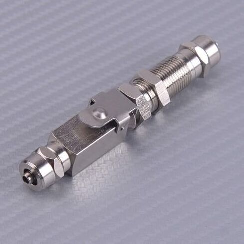 2-Piece Silver Metal Air-Water Quick Connectors for Dental Ultrasonic Scalers, 3.43in, FDA-Registered Medical Grade in Kuwait